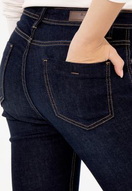 Kadın Koyu Mavi Jean Pantolon - 50260576005