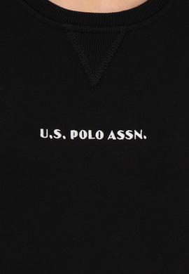 Kadın Siyah Bisiklet Yaka Sweatshirt - 50260962024