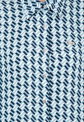 Kadın Mavi Gömlek Uzunkol - 50256958016