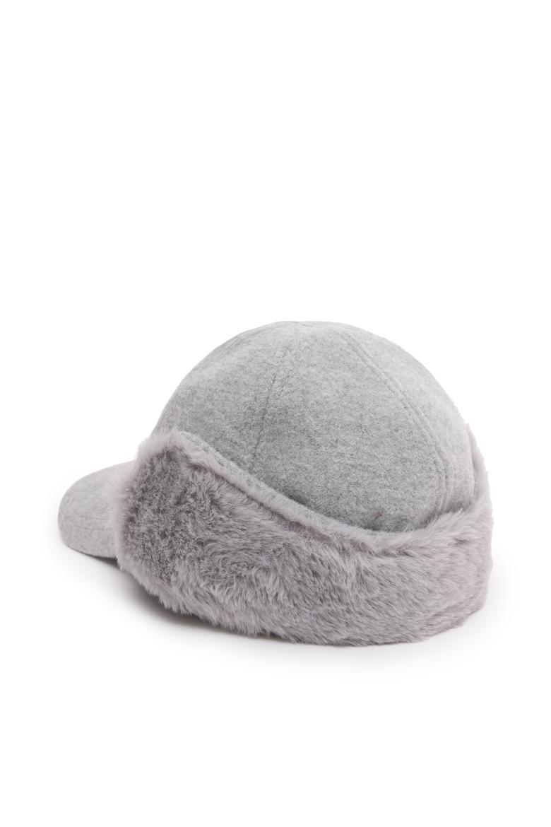 Erkek Gri Melanj Şapka - 50258610003