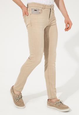 Erkek Bej Jean Pantolon - 50247530020
