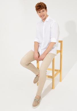 Erkek Bej Jean Pantolon - 50247530020