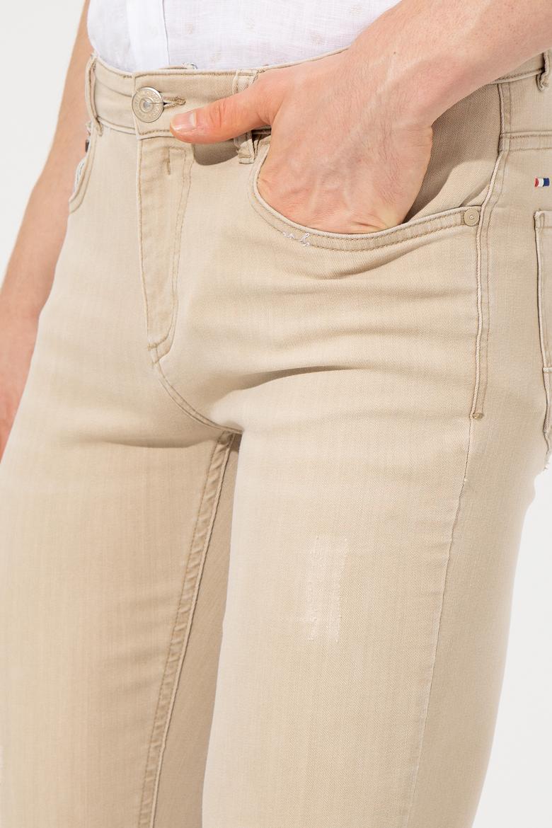 Erkek Bej Jean Pantolon - 50247530020