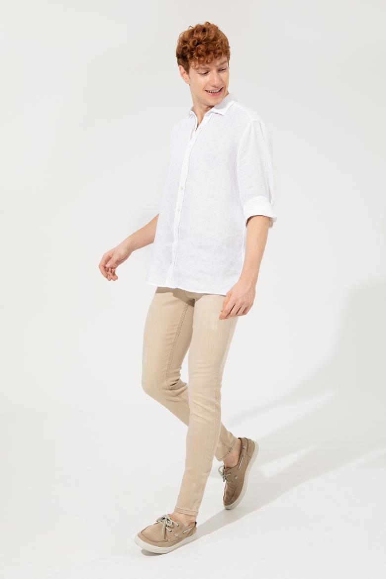 Erkek Bej Jean Pantolon - 50247530020