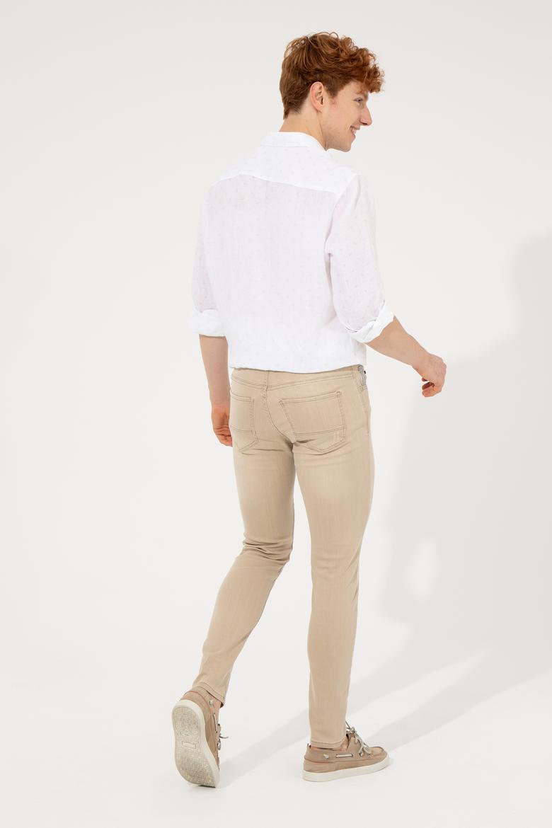 Erkek Bej Jean Pantolon - 50247530020