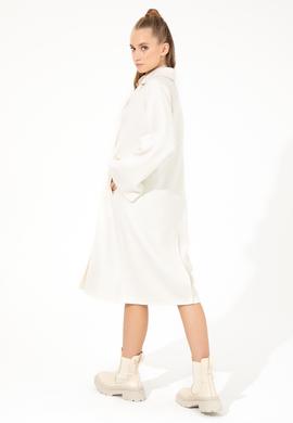 Kadın Krem Kaşe Kaban - 50253076024