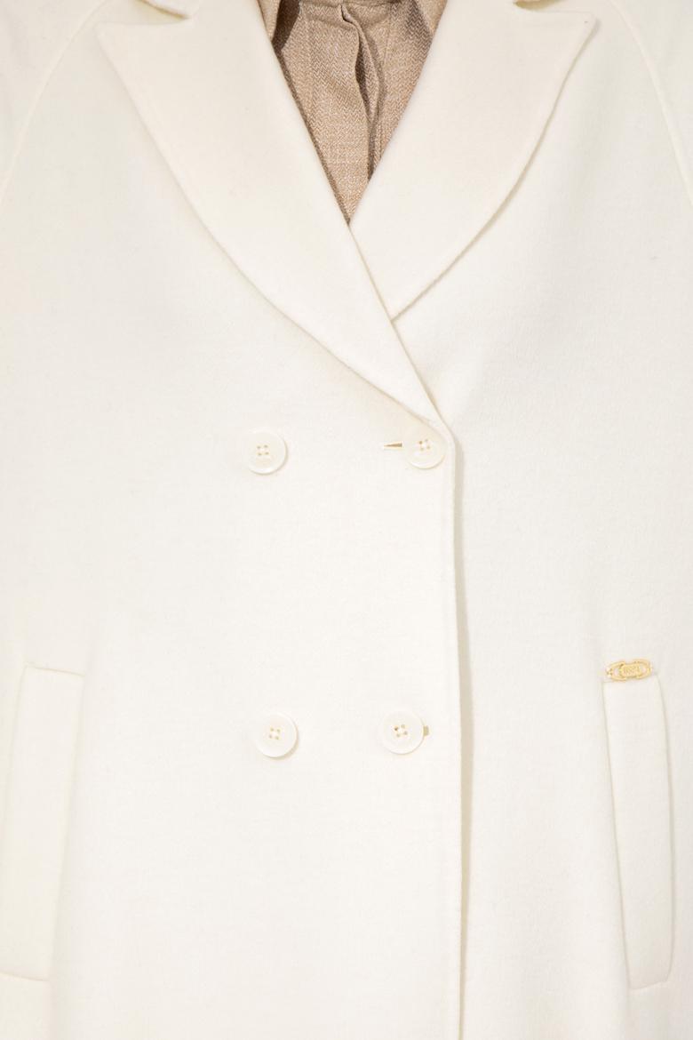 Kadın Krem Kaşe Kaban - 50253076024