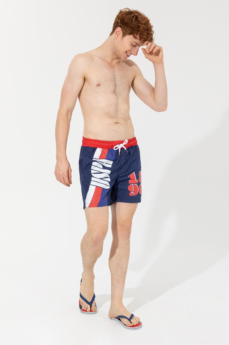 Erkek Lacivert Deniz Şortu