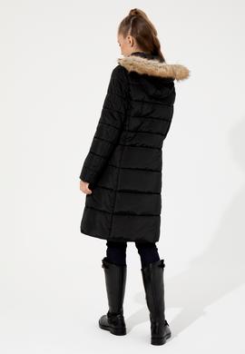 Kadın Siyah Kaban - 50252705014