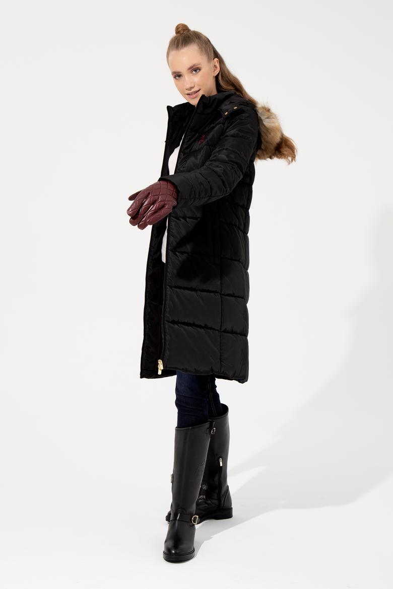 Kadın Siyah Kaban - 50252705014