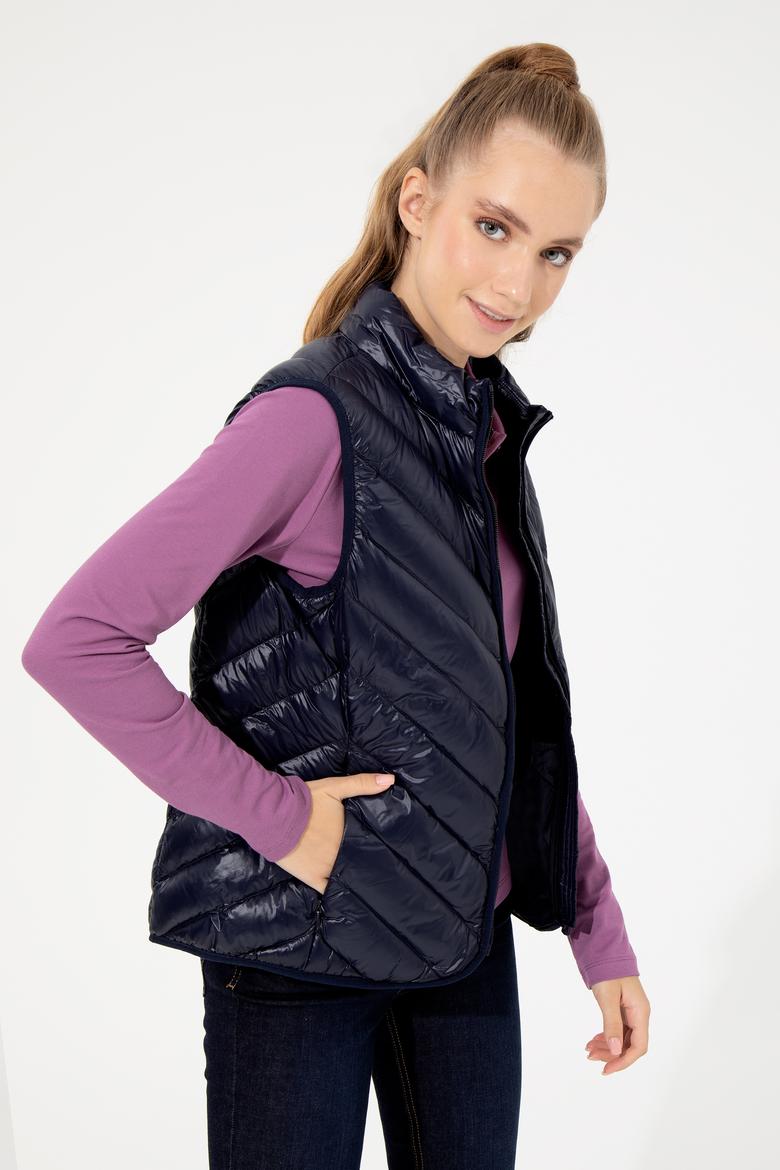 Kadın Lacivert Yelek - 50254455012