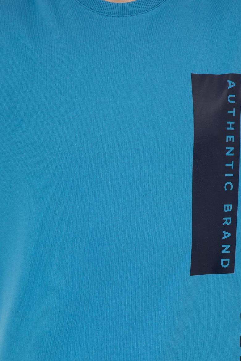 Erkek Kobalt Mavi Sweatshirt - 50256376011