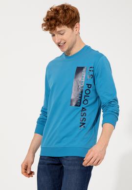 Erkek Kobalt Mavi Sweatshirt - 50256376011