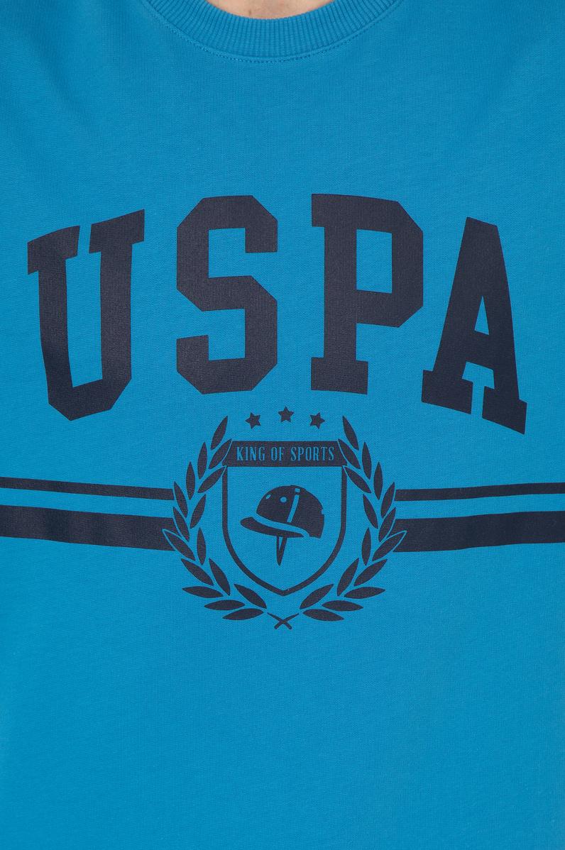 Erkek Kobalt Mavi Sweatshirt