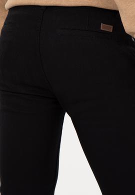 Erkek Slim Fit Siyah Kanvas Pantolon - 50256538033