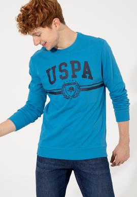 Erkek Kobalt Mavi Sweatshirt - 50256346029