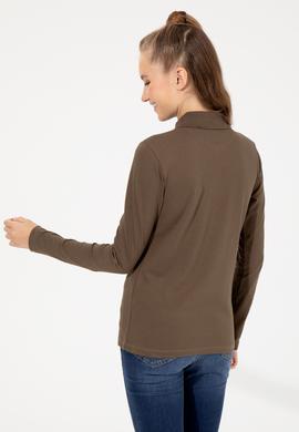 Kadın Coconut Polo Yaka Basic Sweatshirt - 50256259070