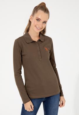 Kadın Coconut Polo Yaka Basic Sweatshirt - 50256259070