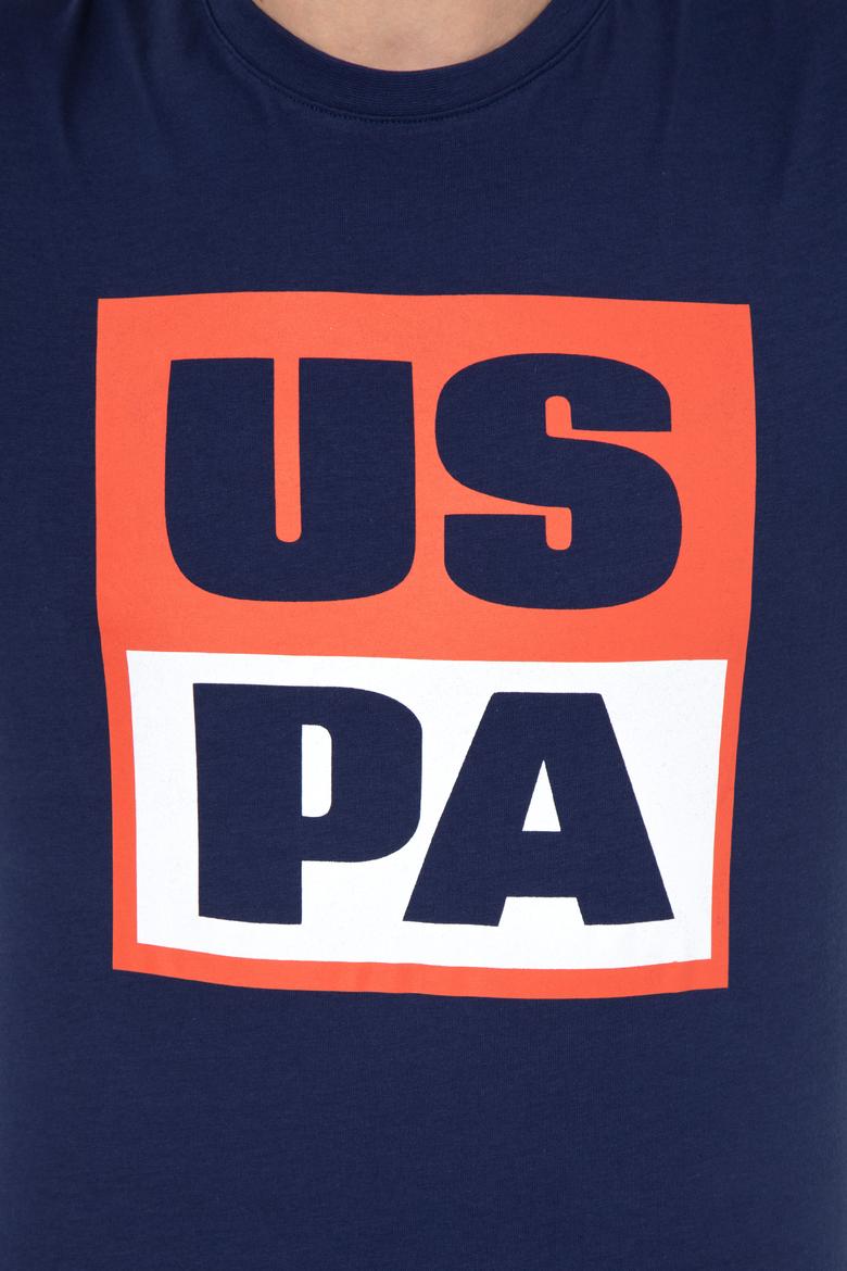 Erkek Lacivert Bisiklet Yaka Tişört - 50246126039