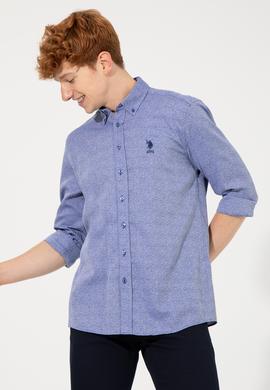 Erkek Mavi Uzun Kollu Gömlek - 50256405022