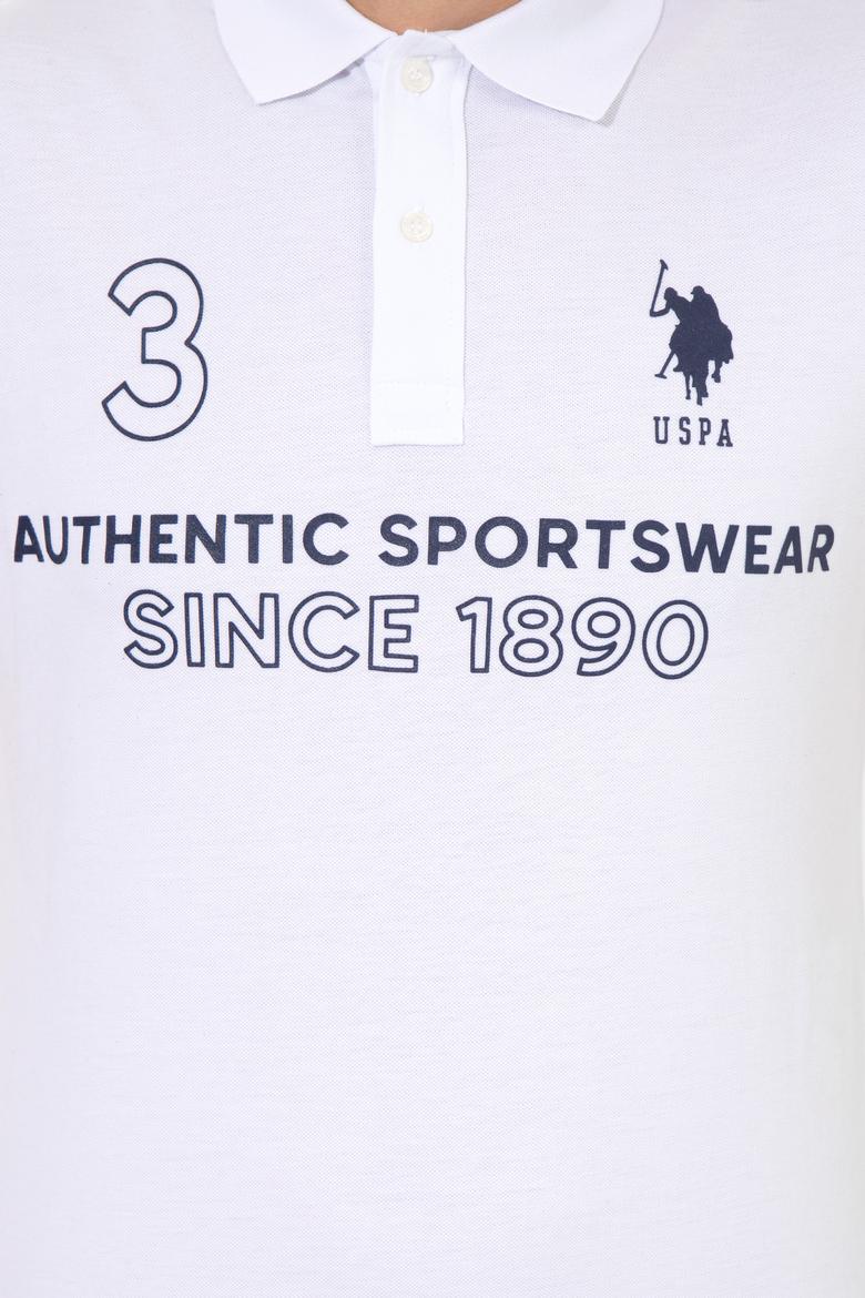 Erkek Beyaz Polo Yaka Tişört - 50249162011