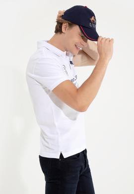 Erkek Beyaz Polo Yaka Tişört - 50249162011