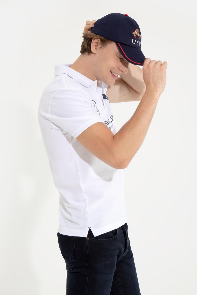 Erkek Beyaz Polo Yaka Tişört - 50249162011