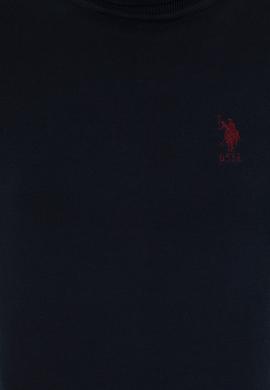 Erkek Lacivert Balıkçı Yaka Basic Triko Kazak - 50251874021