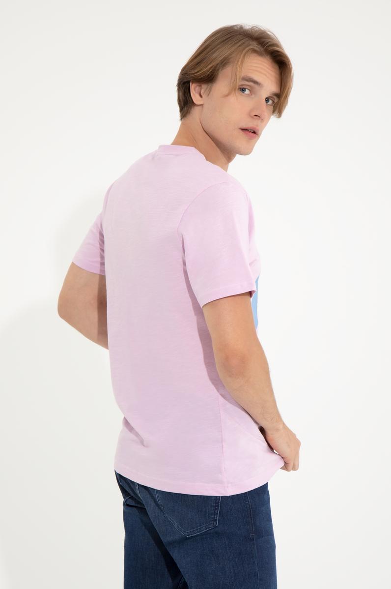 Erkek Manolya Bisiklet Yaka Tişört