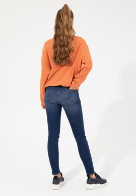 Kadın Mavi Jean Pantolon - 50260572012