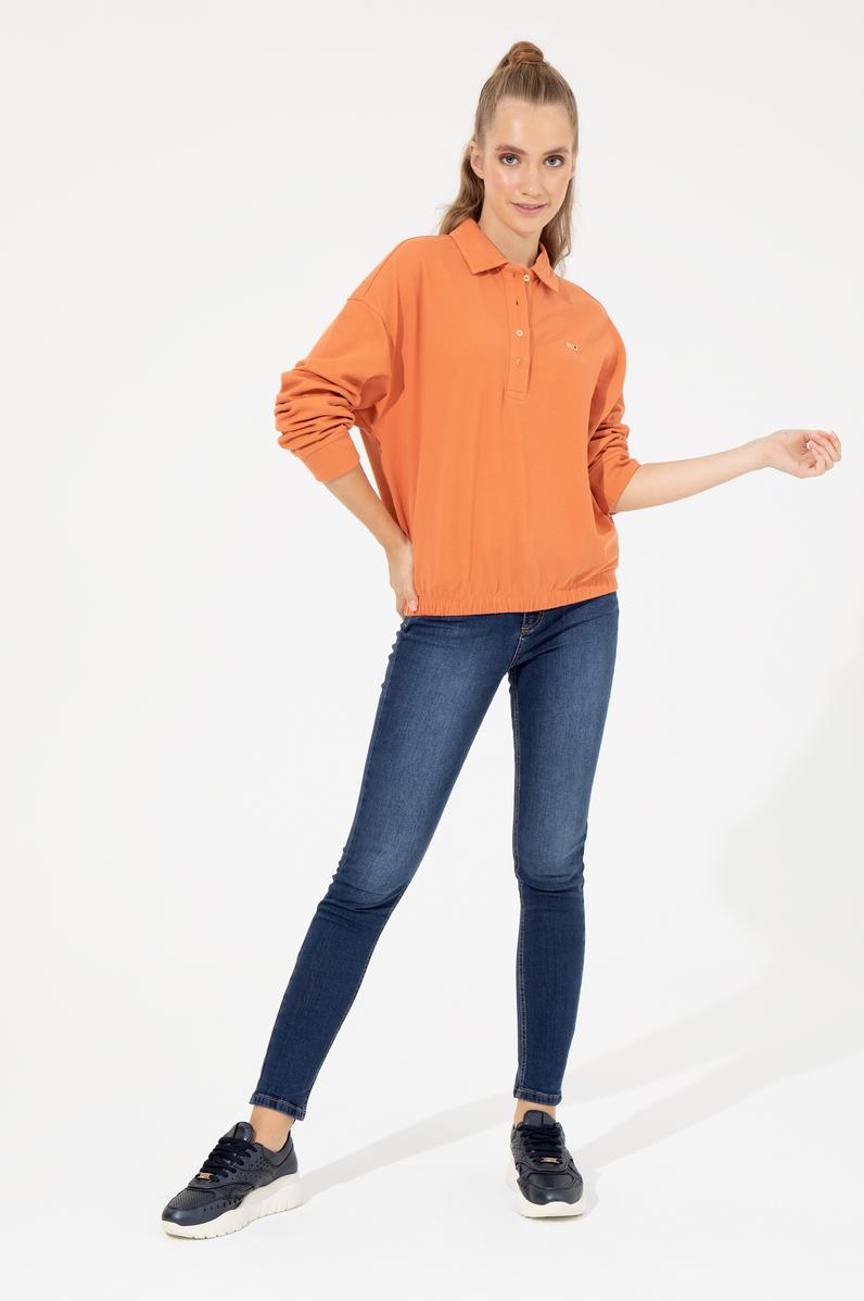 Kadın Mavi Jean Pantolon