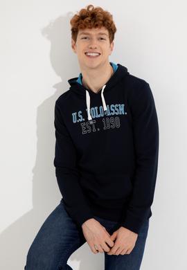 Erkek Lacivert Kapüşonlu Sweatshirt - 50257167011