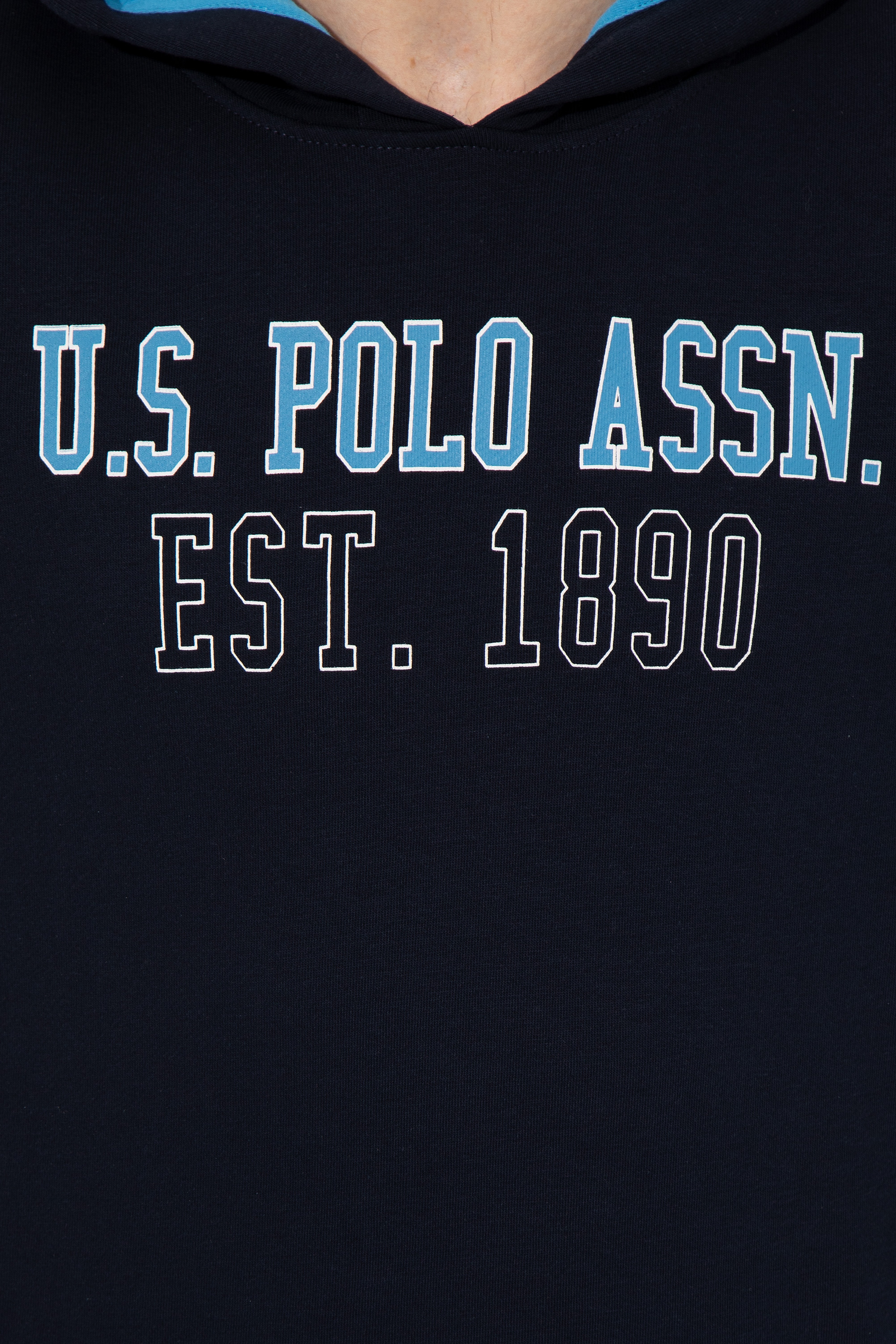 Erkek Lacivert Kapüşonlu Sweatshirt - Image 6