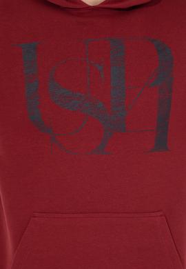 Erkek Vişne Kapüşonlu Sweatshirt - 50257202007