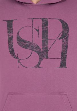 Erkek Menekşe Kapüşonlu Sweatshirt - 50257202077