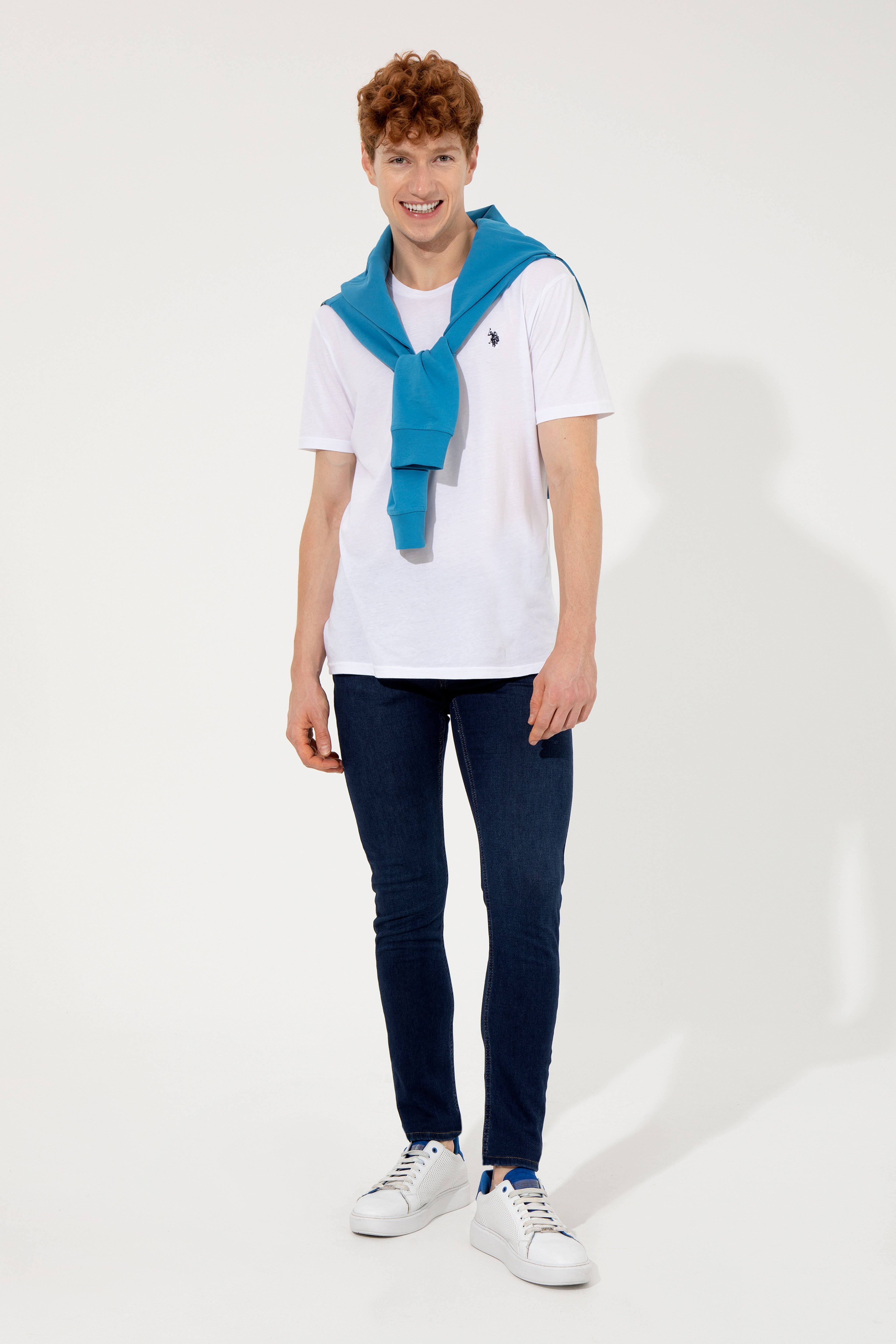 Erkek Mavi Denim Pantolon - Image 3