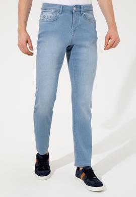 Erkek Açık Mavi Jean Pantolon - 50249641053