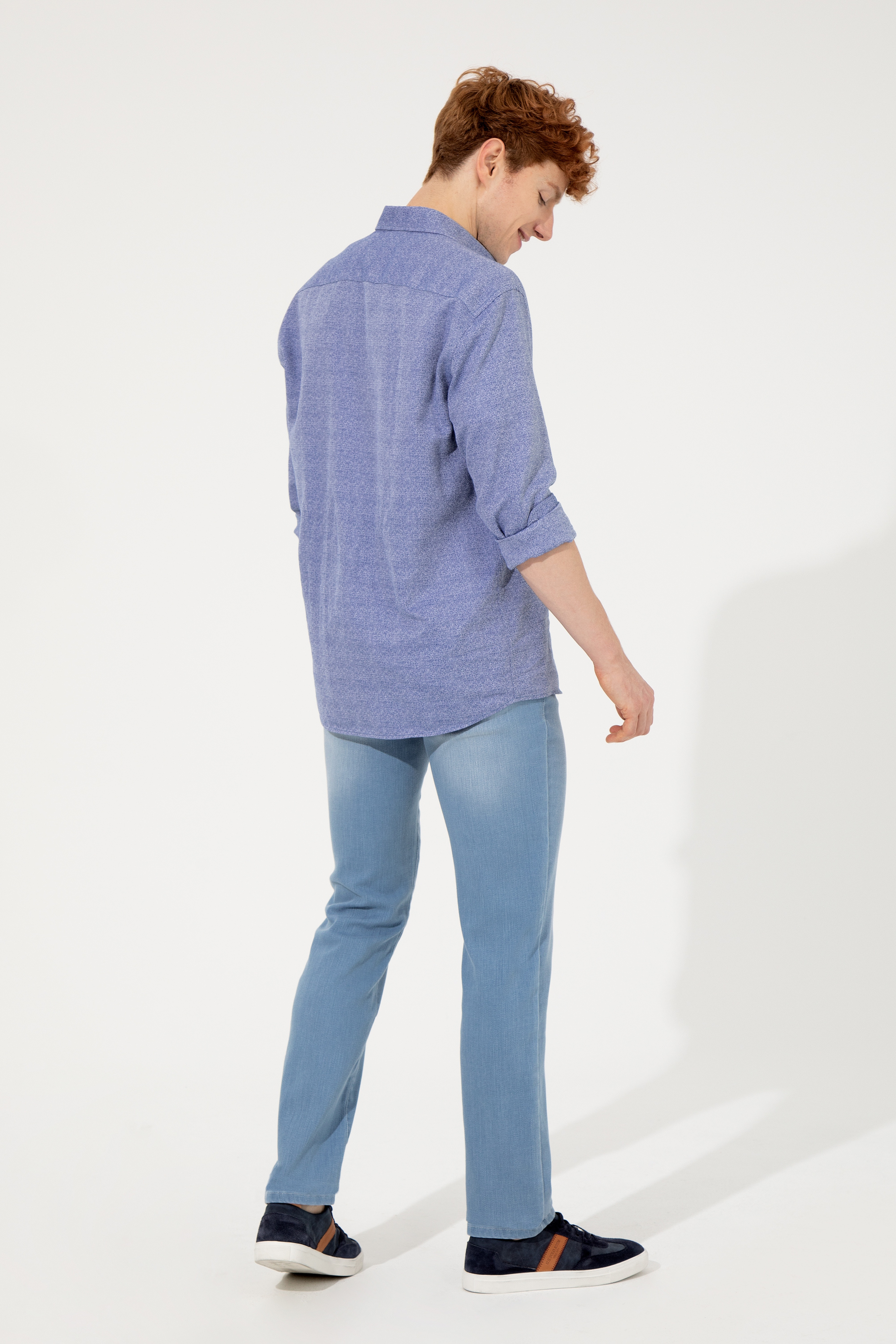 Erkek Açık Mavi Jean Pantolon - Image 4
