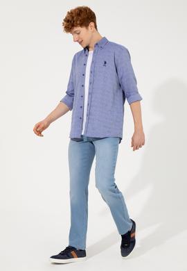 Erkek Açık Mavi Jean Pantolon - 50249641053