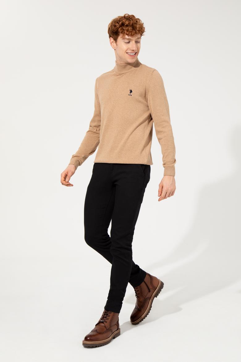 Erkek Camel Melanj Basic Kazak