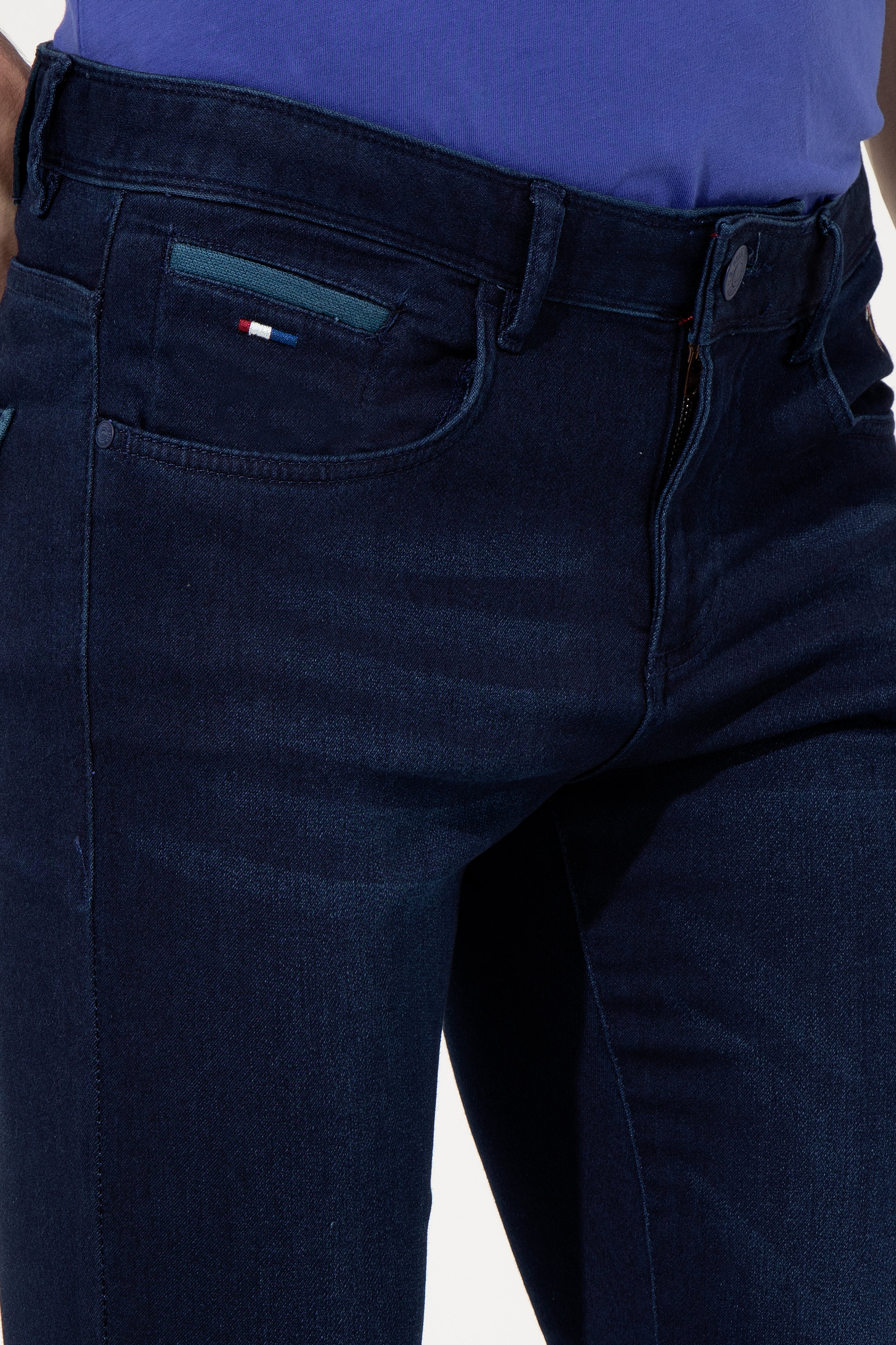 Erkek Mavi Denim Pantolon - Image 5