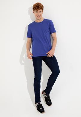 Erkek Mavi Denim Pantolon - 50247448051