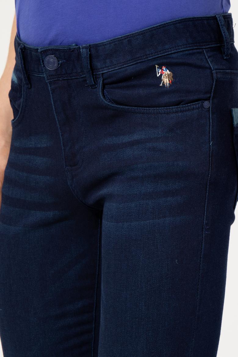 Erkek Mavi Denim Pantolon - 50247448051