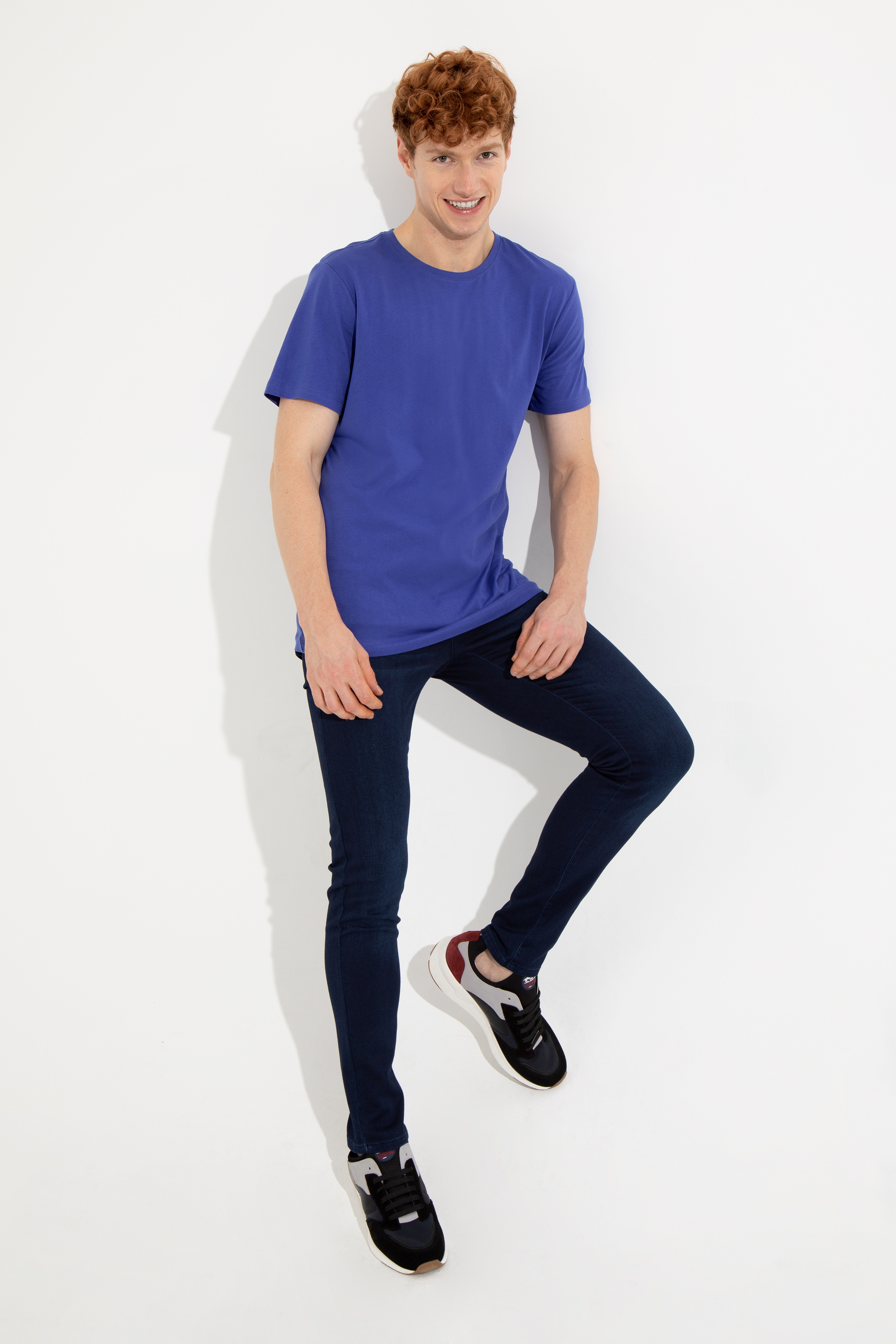 Erkek Mavi Denim Pantolon - Image 1