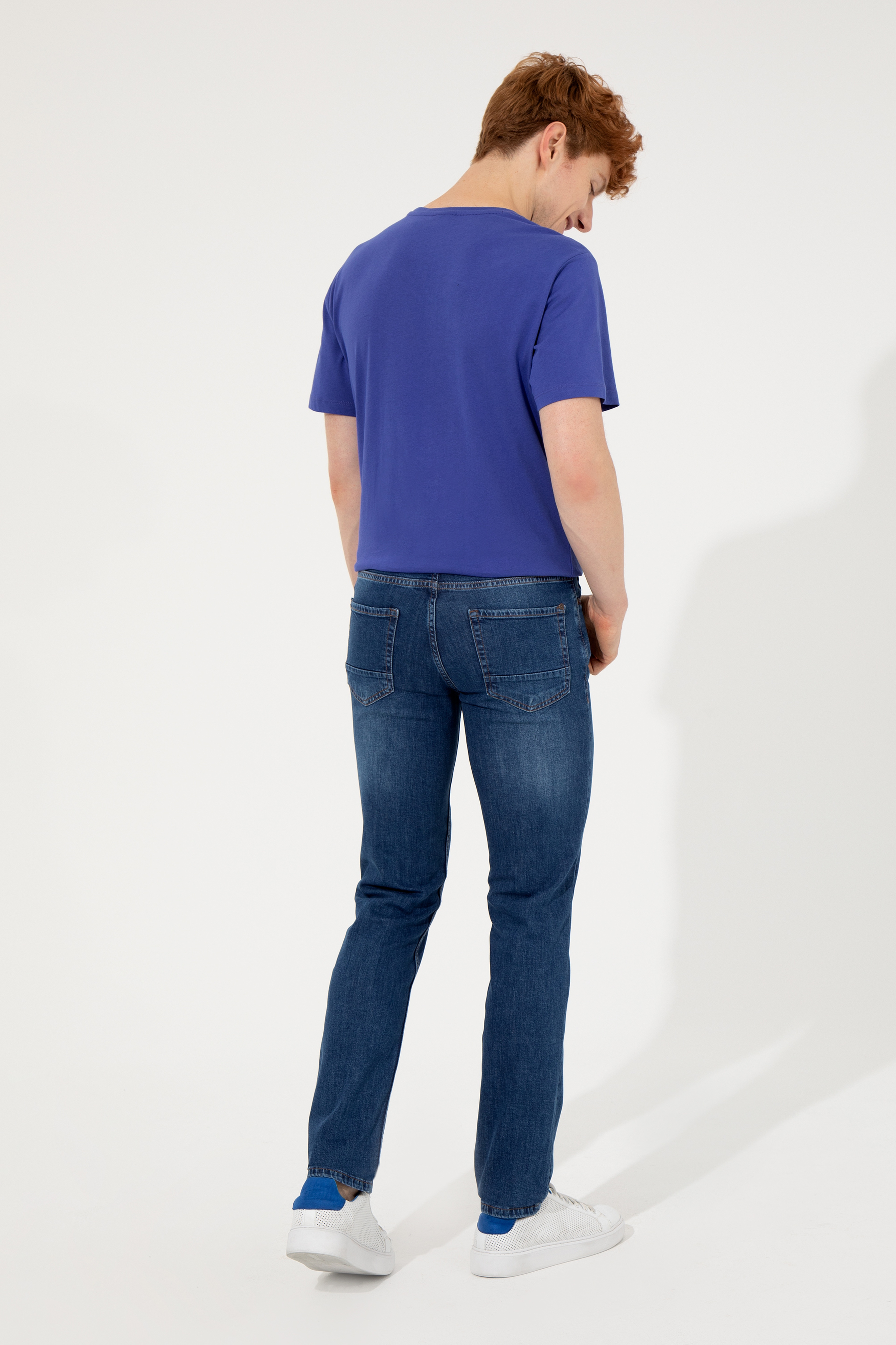 Erkek Mavi Jean Pantolon