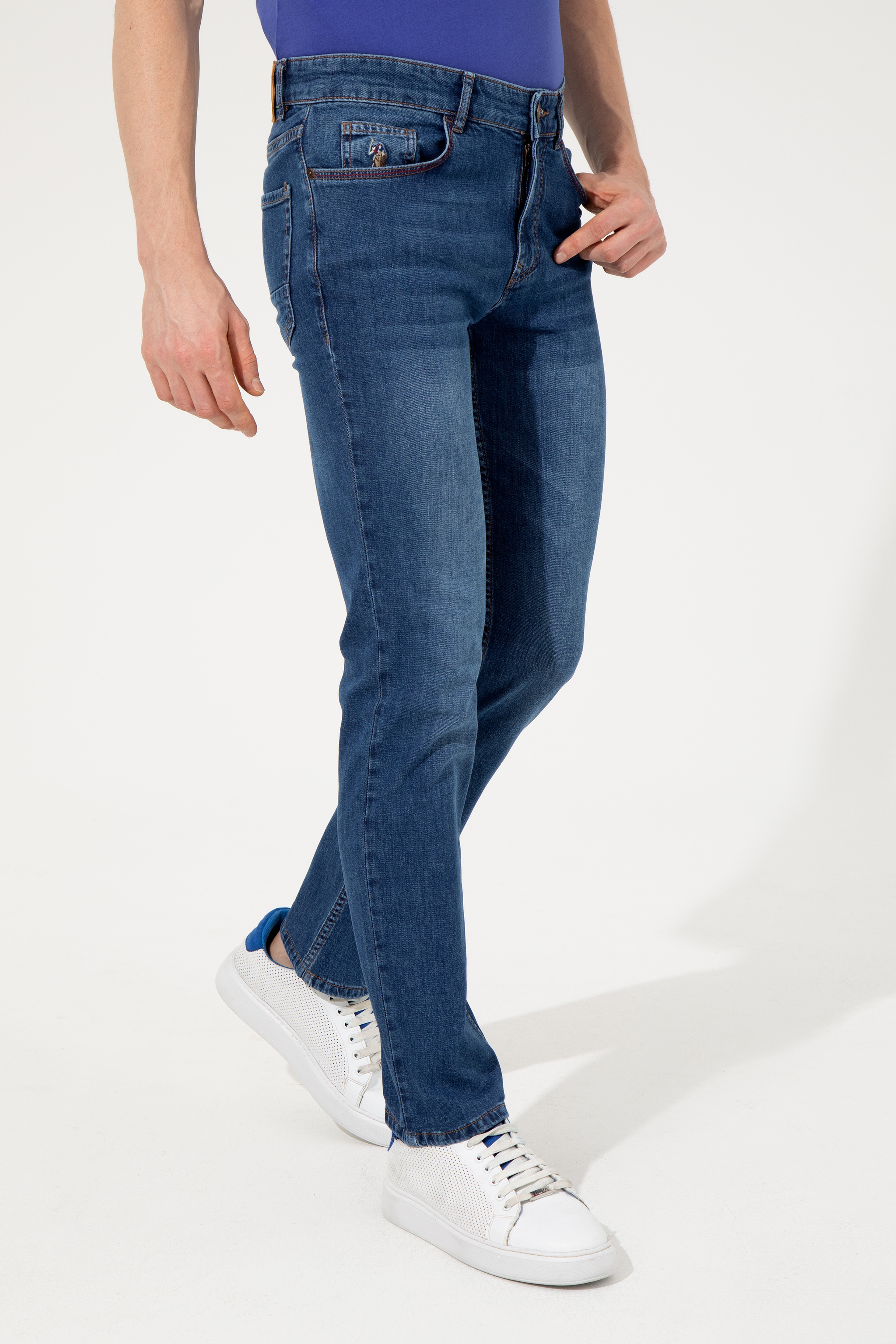 Erkek Mavi Jean Pantolon - Image 2