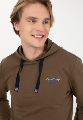 Erkek Coconut Kapüşonlu Basic Sweatshirt - 50257225096