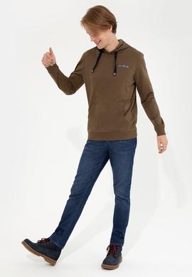 Erkek Coconut Kapüşonlu Basic Sweatshirt - 50257225096
