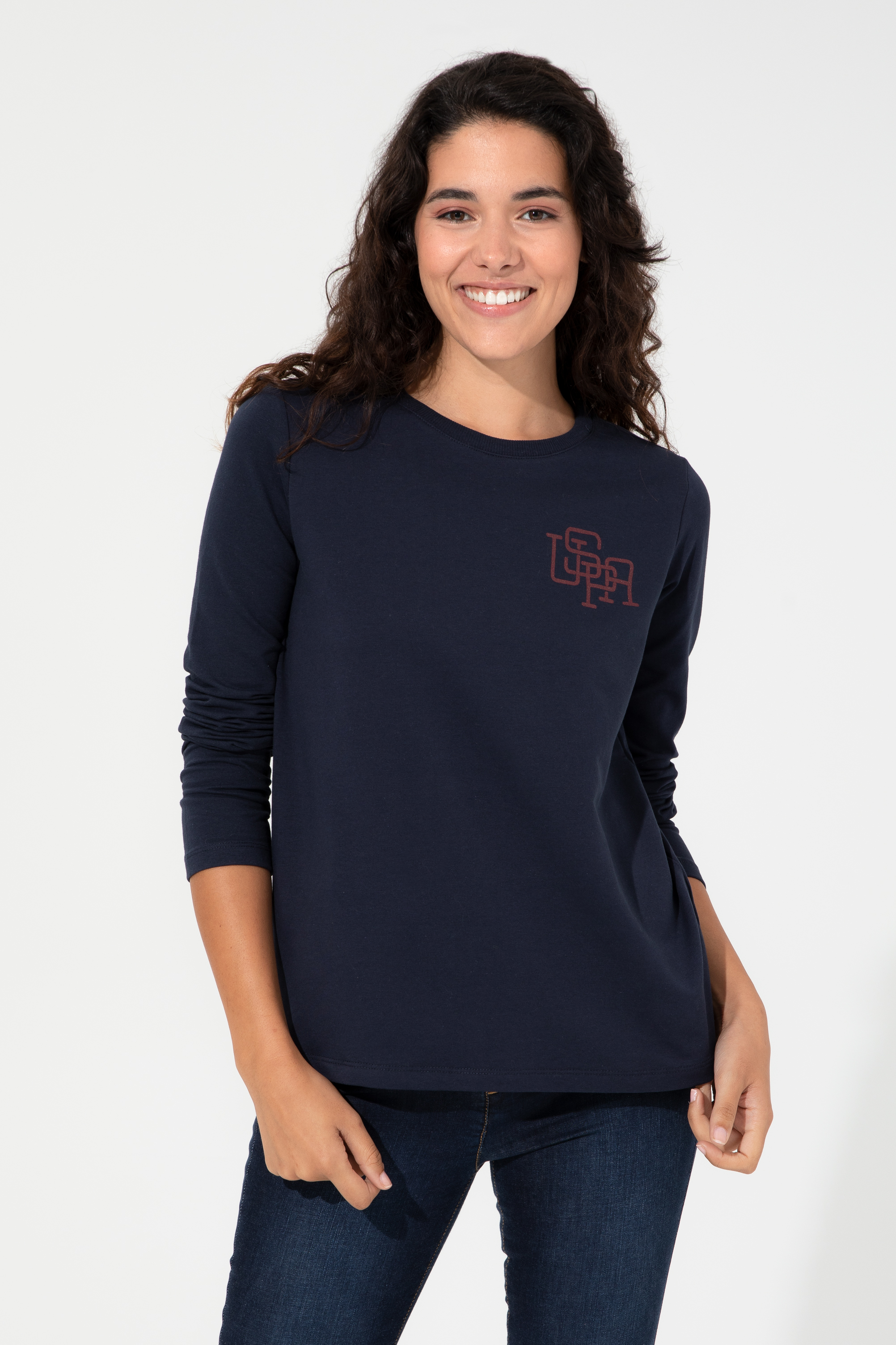 Kadın Lacivert Sweatshirt - Image 2