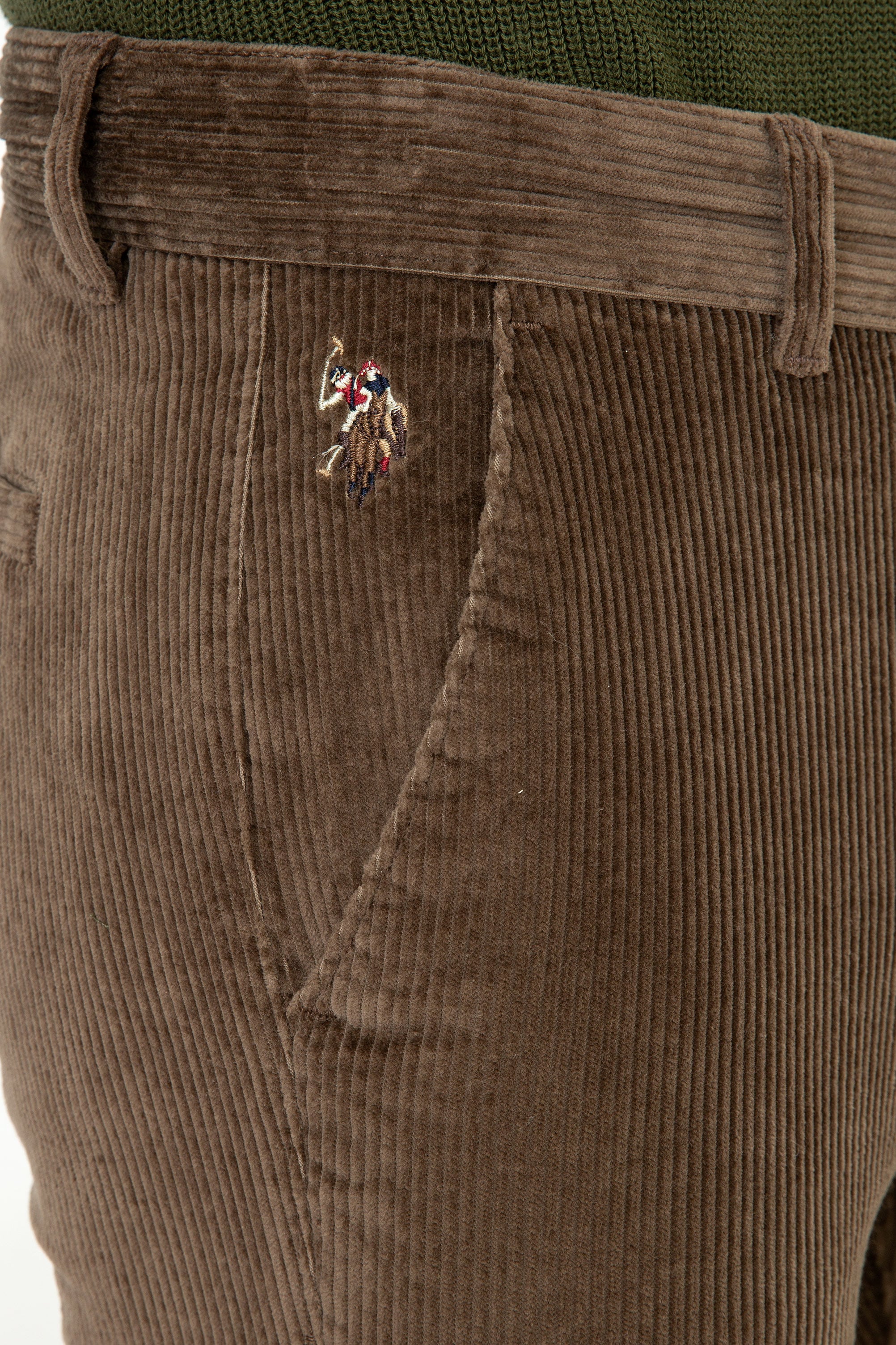 Erkek Kahverengi Kanvas Pantolon - Image 5